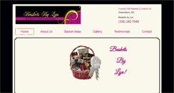 Desktop Screenshot of basketsbylyn.com